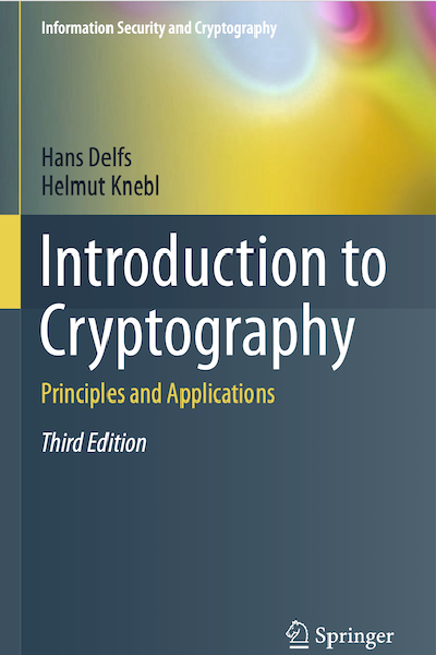 Introduction to Cryptography Principles and Applications Hans Delfs Helmut Knebl auth